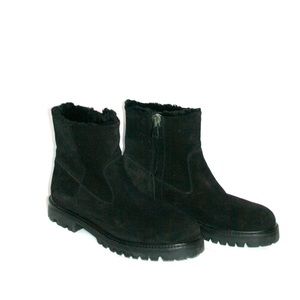 Vince - Sherpa Lined Ankle Boots